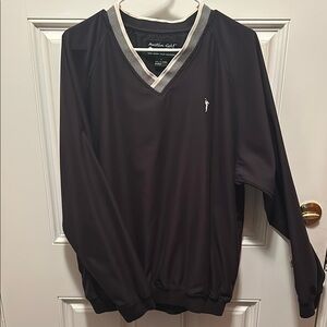 Austin Golf Black V-Neck Size M